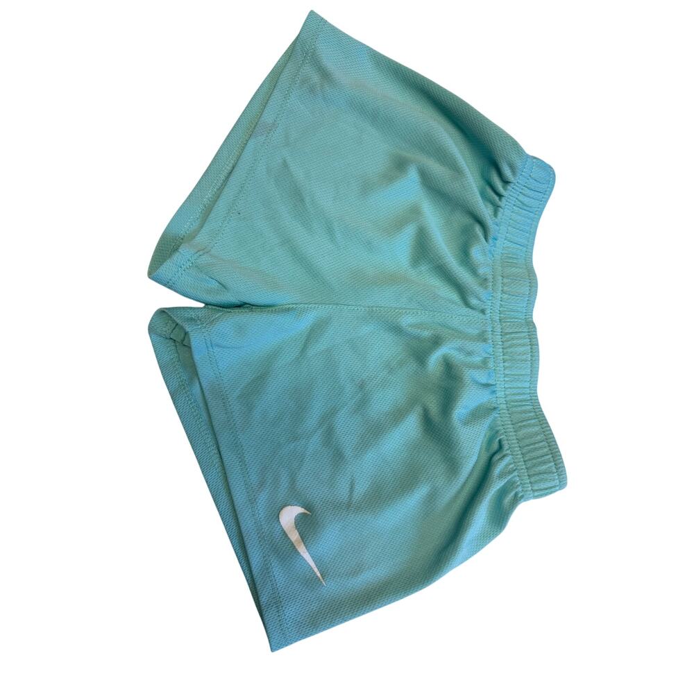 nike shorts turquoise girls large 6-7 year old
